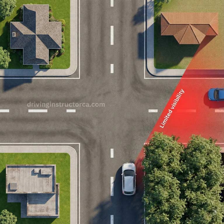 Blind Intersections in California