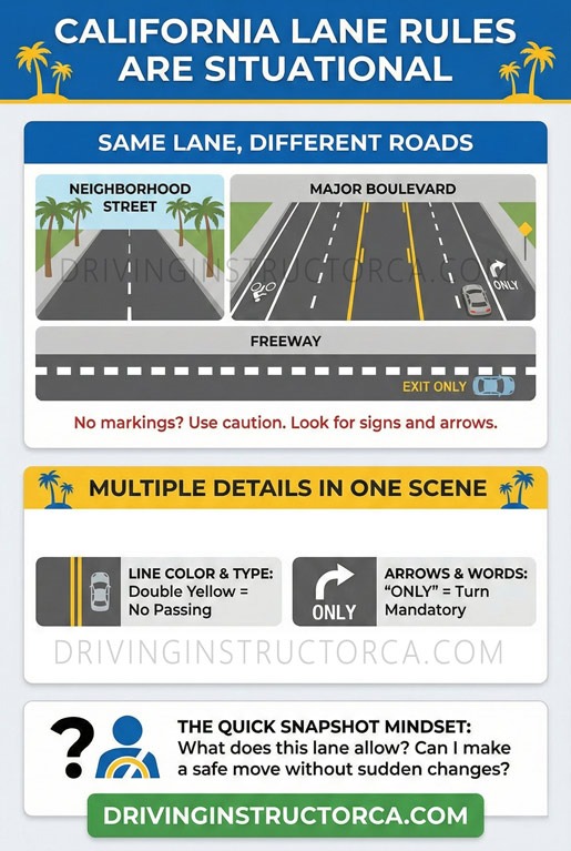 California lane rules