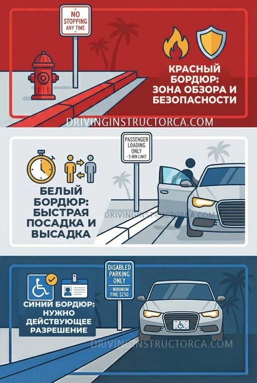 правила парковки в Калифорнии