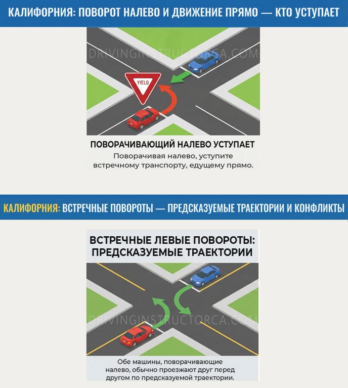 право проезда в Калифорнии
