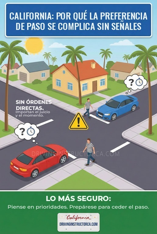 preferencia de paso en California