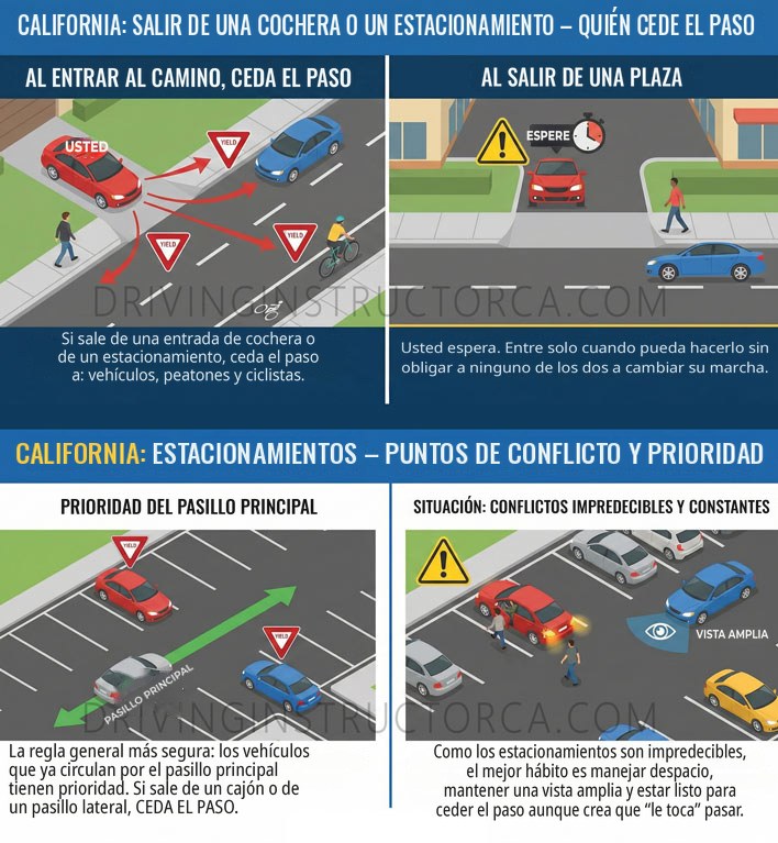 preferencia de paso en California
