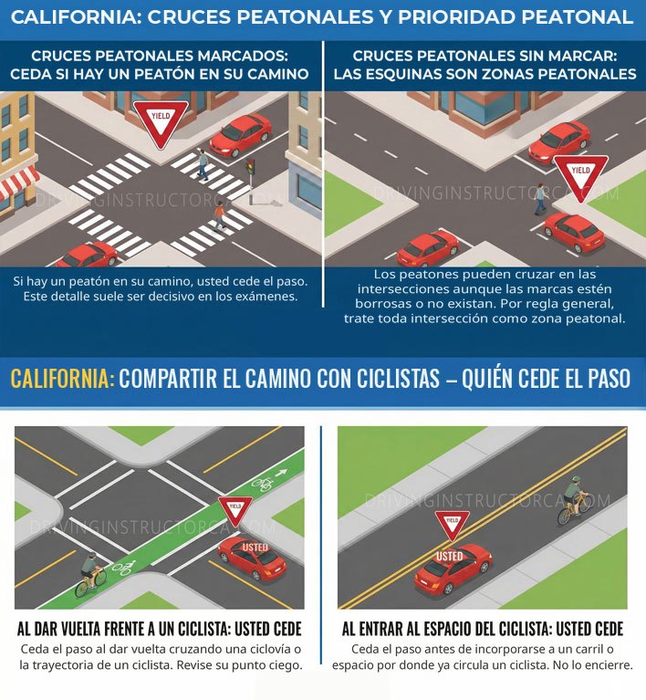 preferencia de paso en California