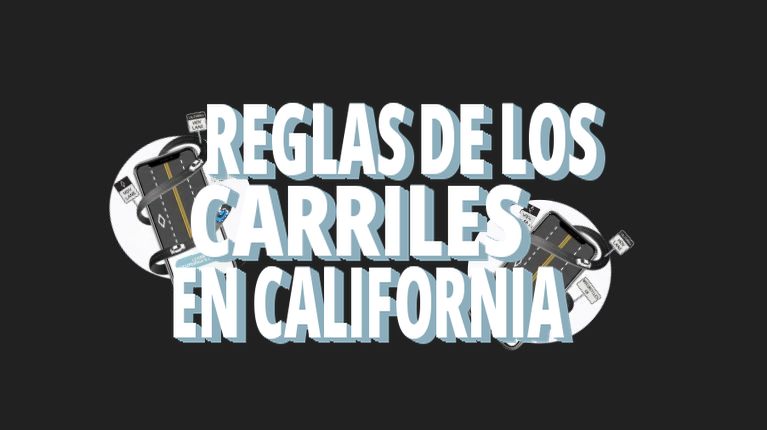 Reglas de los carriles en California