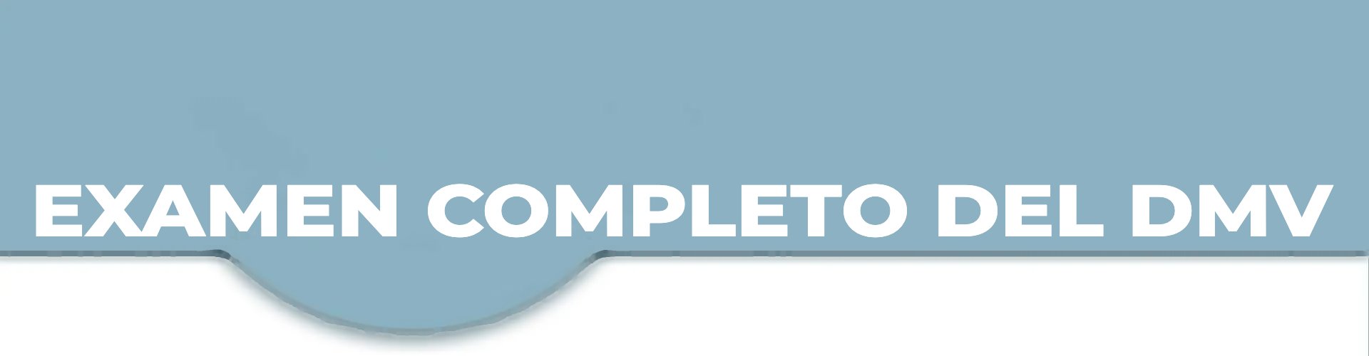 Examen de práctica completo del DMV